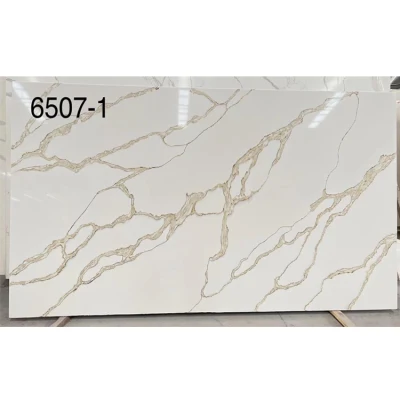 Prefab Marble Quartz Kitchen Bench Top Bathroom Calacatta Gold White Quartz Stone Countertops Slabs